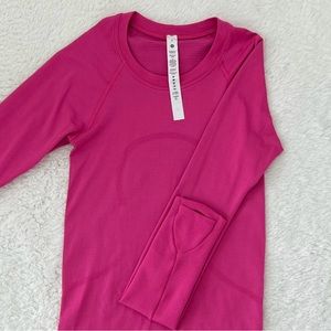 lululemon sonic pink swiftly tech size 0